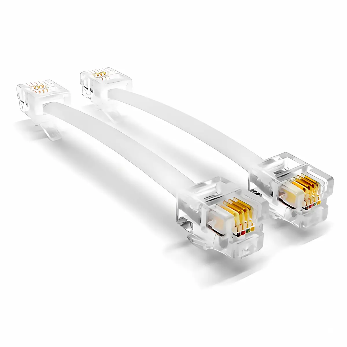 3 Inch Telephone Line Phone Cord