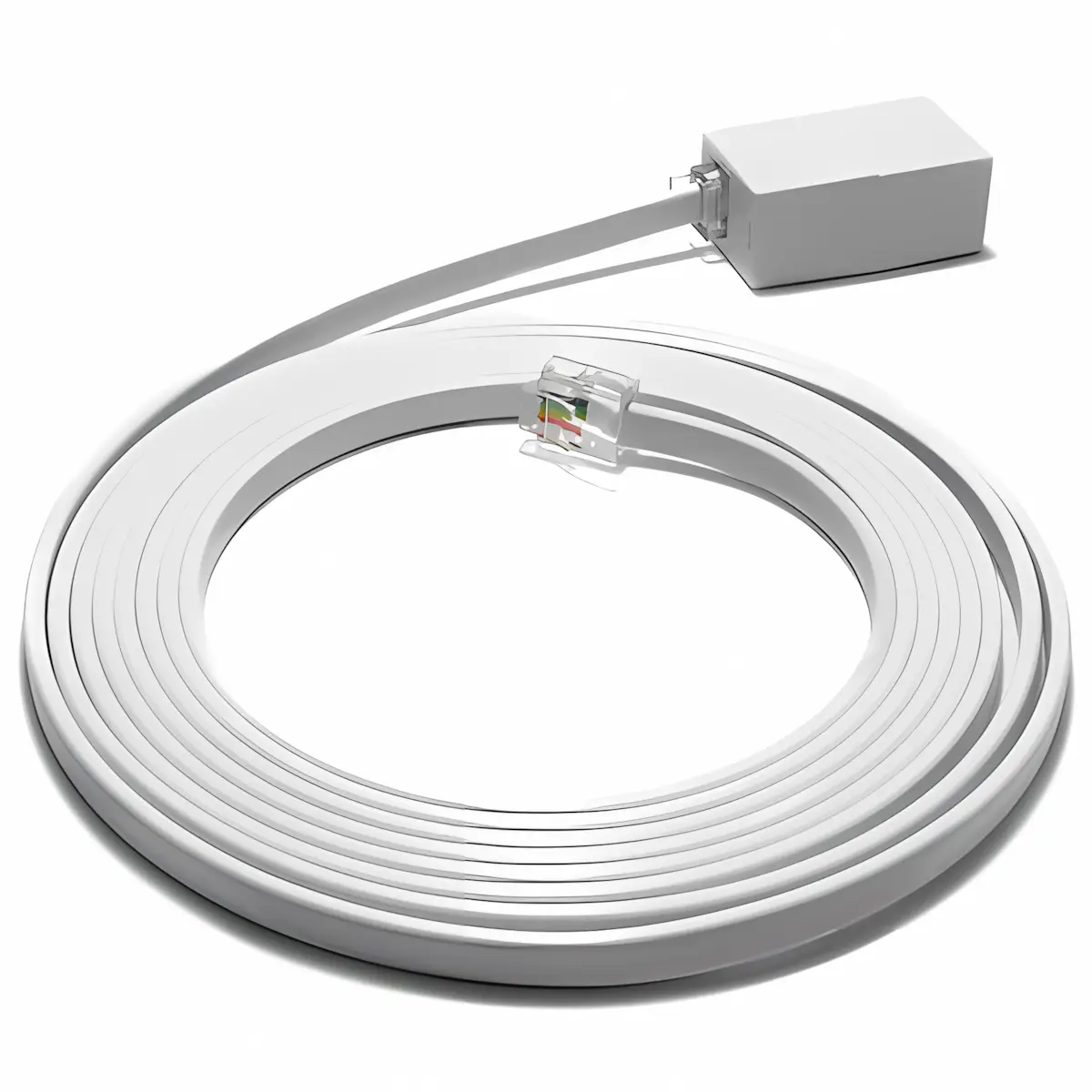 8 Foot Phone Line Extension Cord