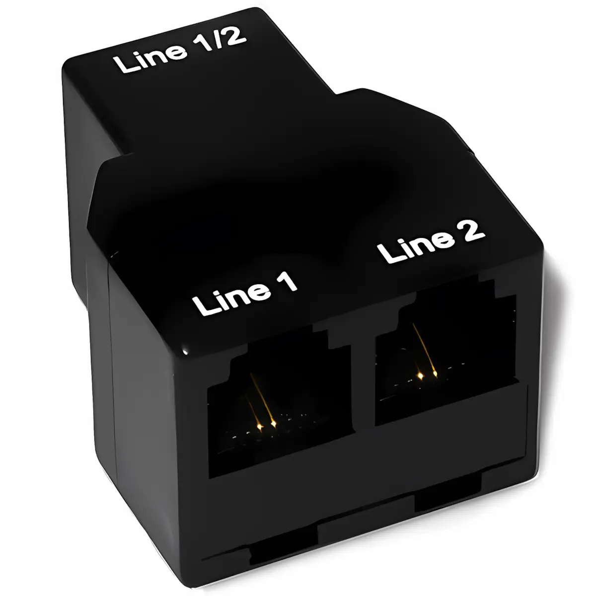 2 Line Separator/Combiner Telephone Adapter